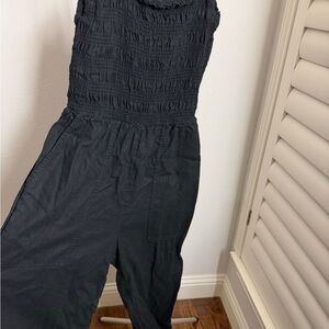 Universal Thread Charcoal Sleeveless Jumpsuit